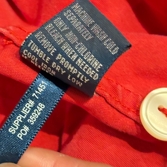 🔥$168🔥Polo Ralph Lauren Men’s Red Hooded Full Zip Cotton Poplin Jacket Size XL - Picture 14 of 16